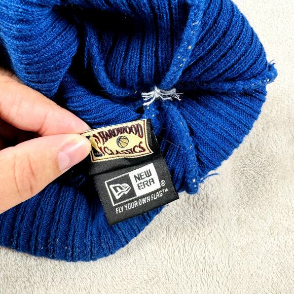 Golden State Warriors Beanie Hat Cap Men OSFM New Era Hardwood‎ Classics Winter - Picture 8 of 9